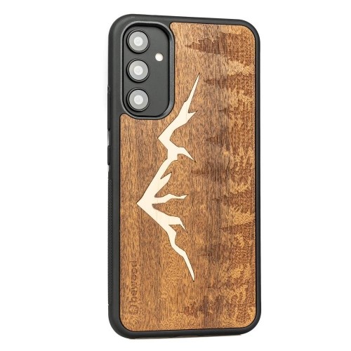 Wooden case for Samsung Galaxy A54 5G Bewood Mountains Imbuia image 2