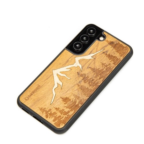 Wooden case for Samsung Galaxy S22 Bewood Mountains Imbuia image 2