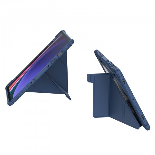 Nillkin Bumper PRO Protective Stand Case Multi-angle for Samsung Galaxy Tab S9 Sapphire Blue image 2