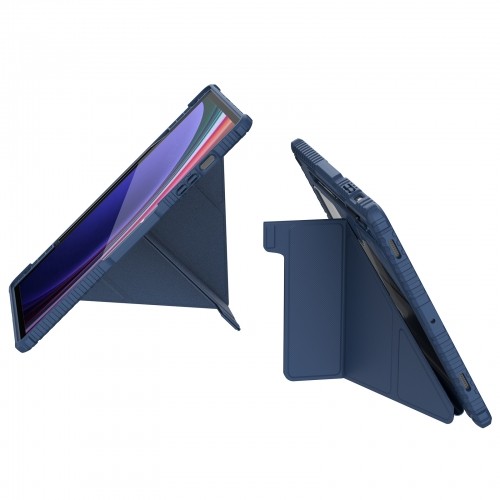Nillkin Bumper PRO Protective Stand Case Multi-angle for Samsung Galaxy Tab S9+ Sapphire Blue image 2