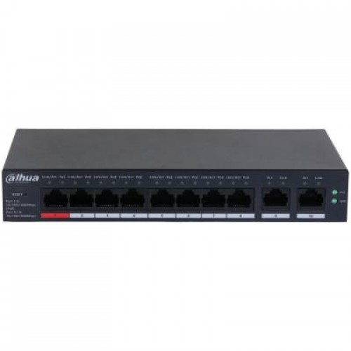 Switch|DAHUA|CS4010-8GT-110|Type L2|Desktop/pedestal|8x10Base-T / 100Base-TX / 1000Base-T|PoE ports 8|DH-CS4010-8GT-110 image 2