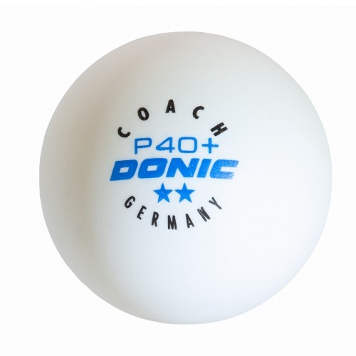 Table tennis ball DONIC P40+  Coach 2 star 120 pcs White image 2