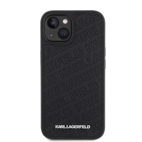 Karl Lagerfeld PU Quilted Pattern Case for iPhone 15 Black image 2