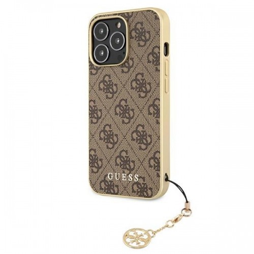 Guess GUHCP13XGF4GBR iPhone 13 Pro Max 6.7&quot; brown|brown hardcase 4G Charms Collection image 2