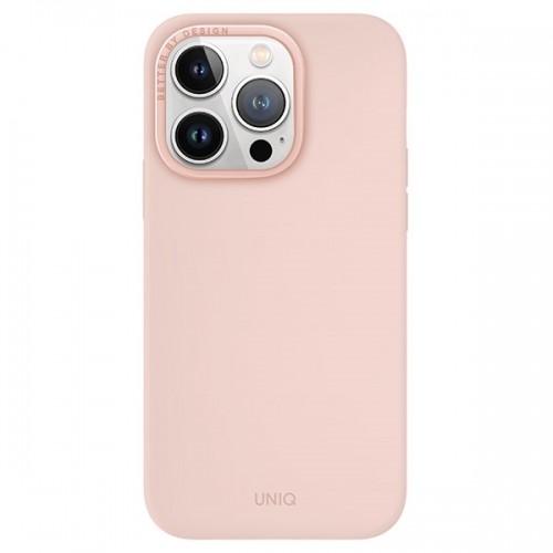 UNIQ etui Lino Hue iPhone 15 Pro 6.1" Magclick Charging różowy|blush pink image 2