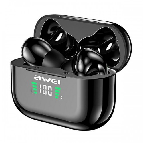 AWEI słuchawki Bluetooth 5.1 T29P TWS + stacja dokująca czarny|black image 2