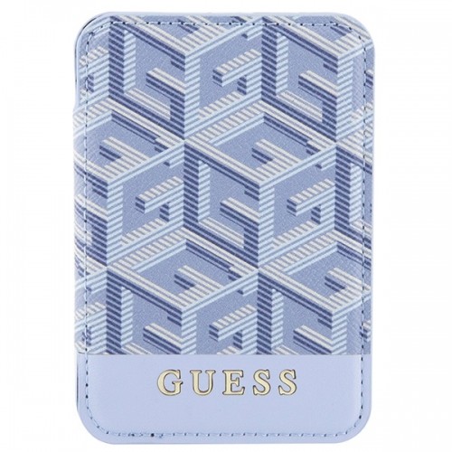 Guess Wallet Card Slot GUWMSHGCFSEB MagSafe GCube stripe niebieski|blue image 2