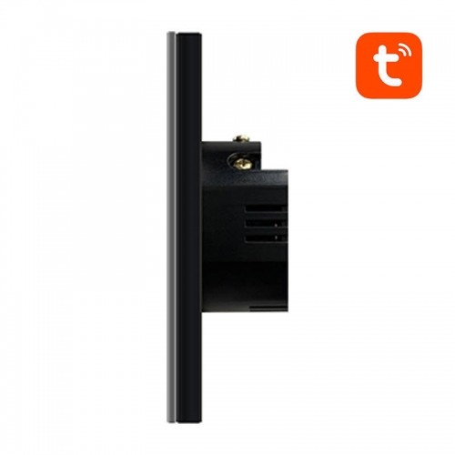 Smart Light Switch ZigBee Avatto LZTS02-EU-B3 3 Way No Neutral TUYA (black) image 2