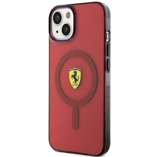 Ferrari FEHMP14SURKR iPhone 14 6,1" czerwony|red hardcase Translucent Magsafe image 2