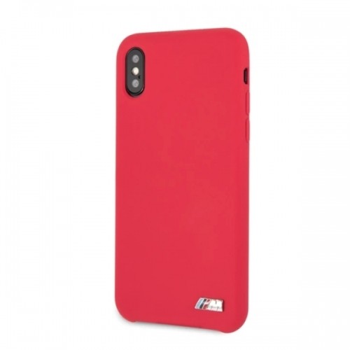 Etui hardcase BMW BMHCPXMSILRE iPhone X |Xs czerwony|red Silicone M Collection image 2