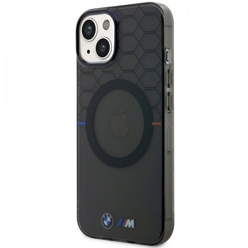 Etui BMW BMHMP14SHGPK iPhone 14 6.1" szary|grey Pattern MagSafe image 2