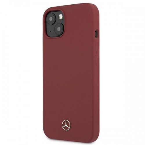Mercedes MEHCP13MSILRE iPhone 13 6,1" czerwony|red hardcase Silicone Line image 2