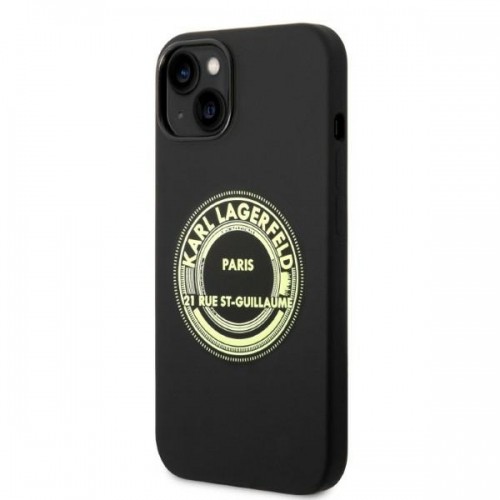 Karl Lagerfeld KLHCP14MSRSGRCK iPhone 14 Plus 6,7" hardcase czarny|black Silicone RSG image 2