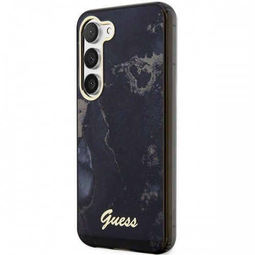 Guess GUHCS23MHTMRSK S23+ S916 czarny|black hardcase Golden Marble Collection image 2