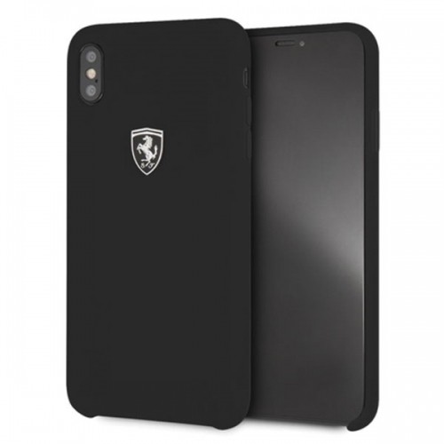 Ferrari Hardcase FEOSIHCI65BK iPhone Xs Max czarny|black Silicone Off track image 2