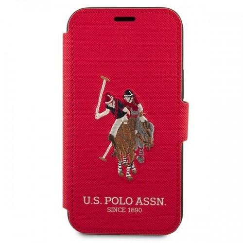 U.s. Polo Assn. US Polo USFLBKP12MPUGFLRE iPhone 12|12 Pro 6,1" czerwony|red book Polo Embroidery Collection image 2