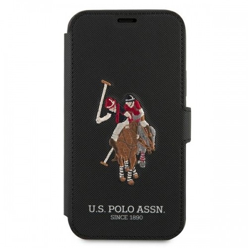 U.s. Polo Assn. US Polo USFLBKP12MPUGFLBK iPhone 12|12 Pro 6,1" czarny|black book Polo Embroidery Collection image 2