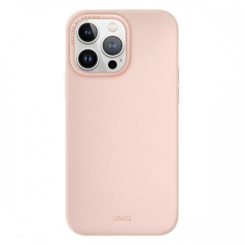 UNIQ etui Lino iPhone 14 Pro 6,1" różowy|pink blush image 2