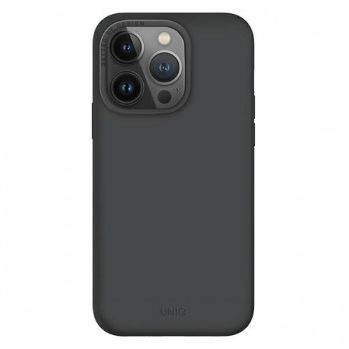 UNIQ etui Lino Hue iPhone 14 Pro Max 6,7" Magclick Charging szary|charcoal grey image 2