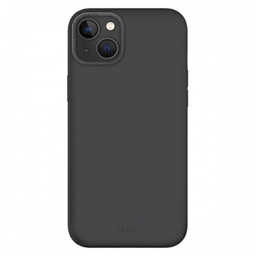 UNIQ etui Lino Hue iPhone 14 Plus 6,7" Magclick Charging szary|charcoal grey image 2