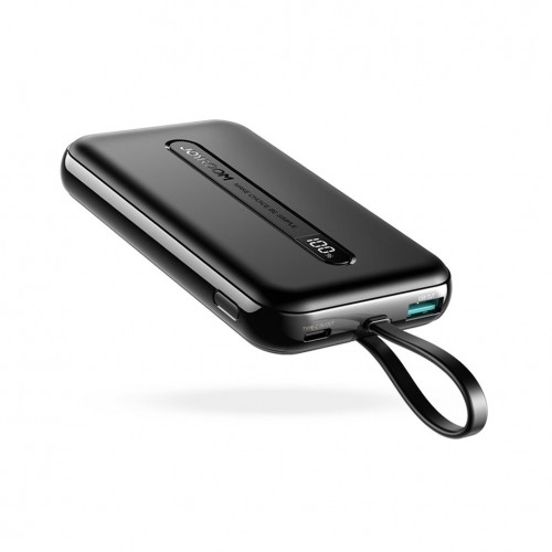 Joyroom Linglong power bank 10000mAh 20W Power Delivery Quick Charge USB | USB Type C | built-in USB Type C cable black (JR-L001 black) image 2