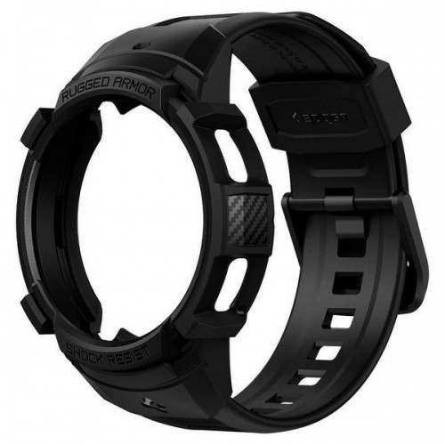 Spigen Rugged Armor "PRO" for Samsung Galaxy Watch 4 Classic 46 mm matte black image 2