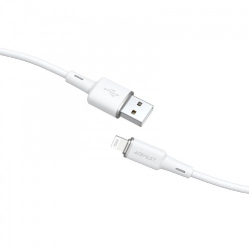 Acefast MFI USB cable - Lightning 1.2m, 2.4A white (C2-02 white) image 2