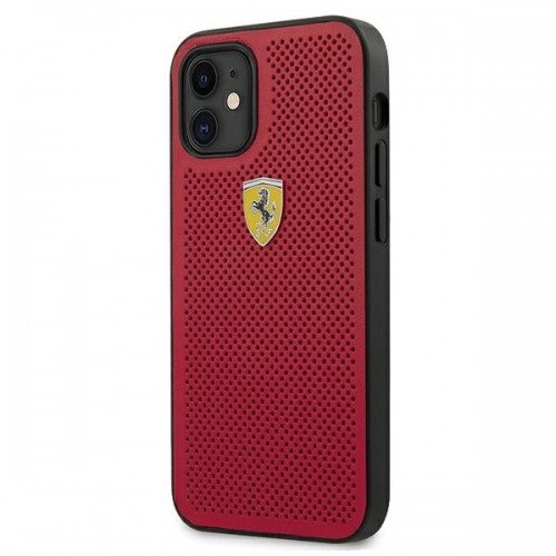 Ferrari FESPEHCP12SRE Off Track Izturīgs Silikona Aizsargapvalks Apple iPhone 12 Mini Sarkans image 2