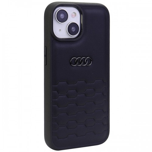 Audi GT Synthetic Leather iPhone 15 Plus 6.7" czarny|black hardcase AU-TPUPCIP15M-GT|D2-BK image 2