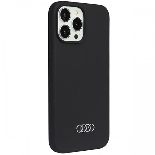 Audi Silicone Case iPhone 13 Pro Max 6.7" czarny|black hardcase AU-LSRIP13PM-Q3|D1-BK image 2