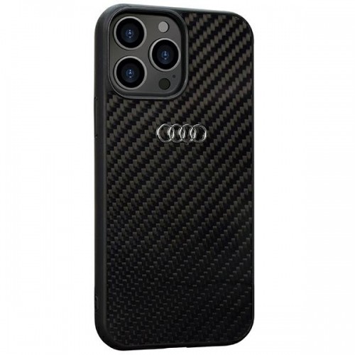 Audi Carbon Fiber iPhone 13 Pro | 13 6.1" czarny|black hardcase AU-TPUPCIP13P-R8|D2-BK image 2