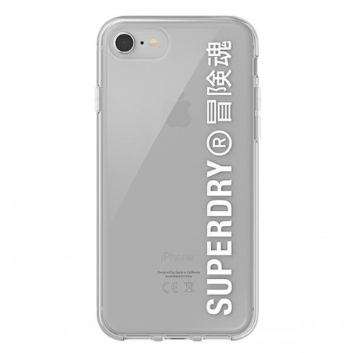 SuperDry Snap iPhone 6|6s|7|8|SE 2020 | SE 2022 Clear Case biały|white 41573 image 2