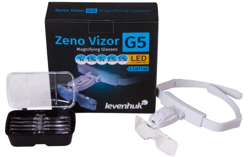 Levenhuk Zeno Vizor G5 Magnifying Glasses 1/1.5/2/2.5/3.5x image 2