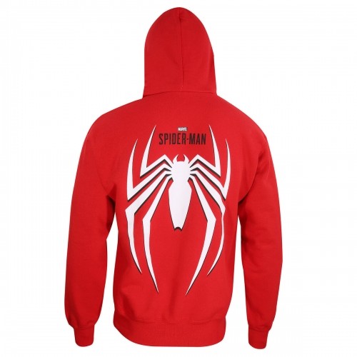 Unisex Sporta Krekls ar Kapuci Spider-Man Spider Crest Sarkans image 2