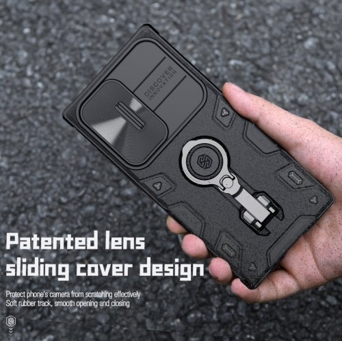 OEM Nillkin CamShield Armor PRO Hard Case for Samsung Galaxy S23 Ultra Black image 2