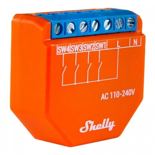 Wi-Fi Controller Shelly PLUS I4, 4 inputs image 2