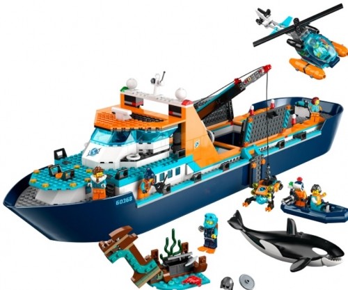 LEGO 60368 City Arctic Explorer Ship Konstruktors image 2