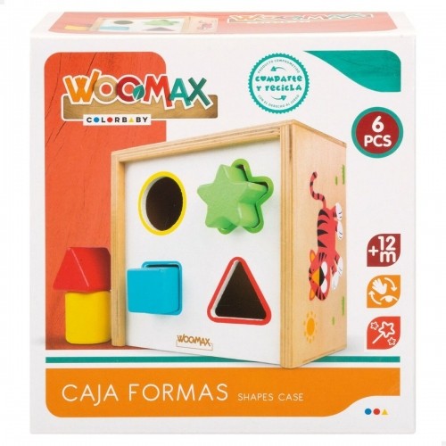 Детский деревянный паззл Woomax Формы 13,5 x 7,5 x 13 cm (6 штук) image 2