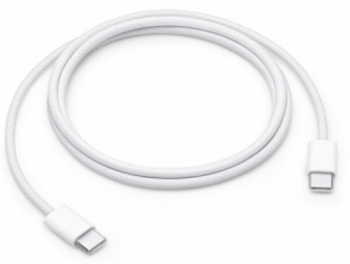 Kabelis Apple Woven USB Type-C Male - USB Type-C Male 1m White image 2