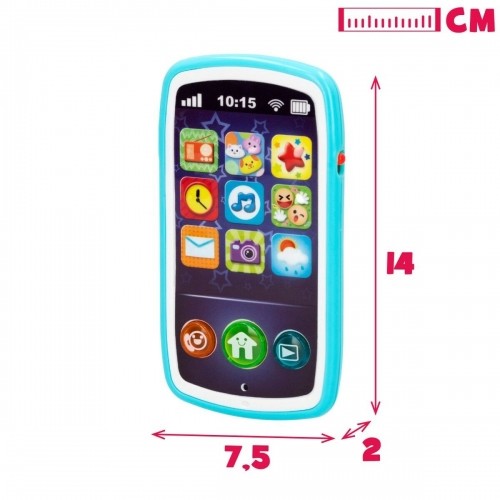 Rotaļlietu telefons Winfun 7,5 x 14 x 2 cm (6 gb.) image 2