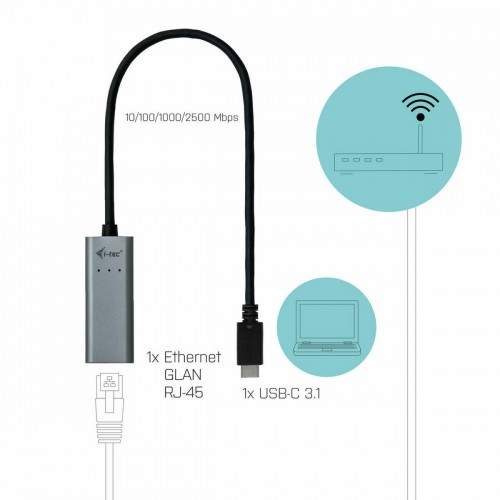 USB uz Tīkla Adapteris i-Tec C31METAL25LAN image 2