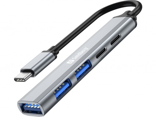 Sandberg 336-50 USB-C to 3xUSB-A+2xUSB-C Saver image 2