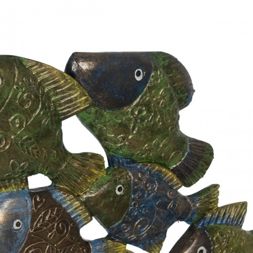 Bigbuy Home Декоративная фигура Синий Коричневый Зеленый Рыбы 60 x 11,5 x 52 cm image 2