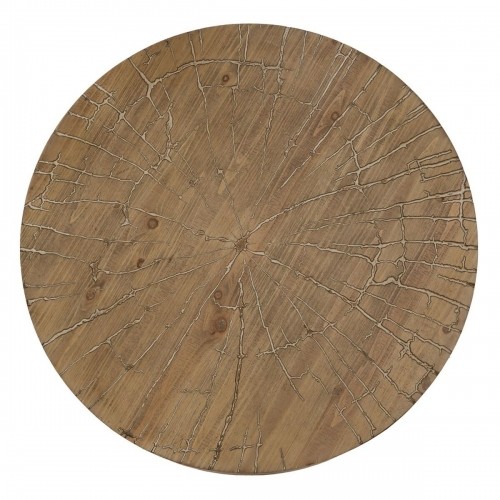 Bigbuy Home Centrālais galds Melns Dabisks Dzelzs Koks MDF 80 x 80 x 38,5 cm image 2