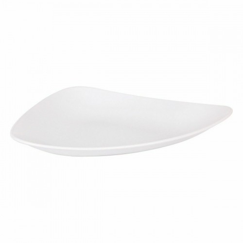 Плоская тарелка Inde Vedone Фарфор Белый 31 x 25 x 4 cm (6 штук) image 2