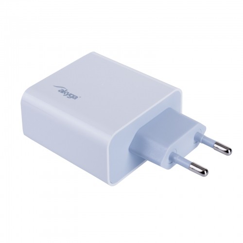 Akyga wall charger AK-CH-14 45W USB-A + USB-C PD Quick Charge 3.0 5-20V | 2.25-3A white image 2