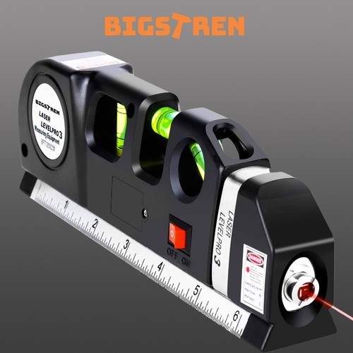 Laser level with measure 250cm Bigstren 21747 (16758-0) image 2