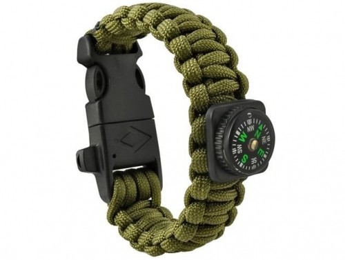 Trizand SURVIVAL bracelet with accessories - green (12871-0) image 2
