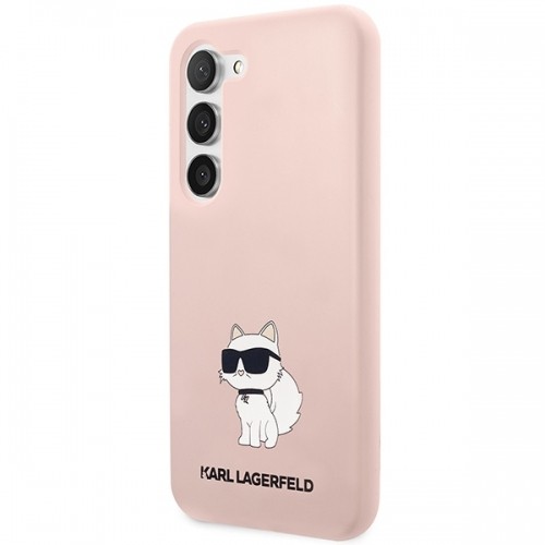 Karl Lagerfeld KLHCS23SSNCHBCP S23 S911 hardcase różowy|pink Silicone Choupette image 2