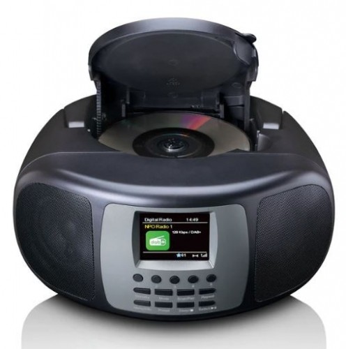 CD radio with DAB receiver Lenco SCD860BK, black/grey image 2
